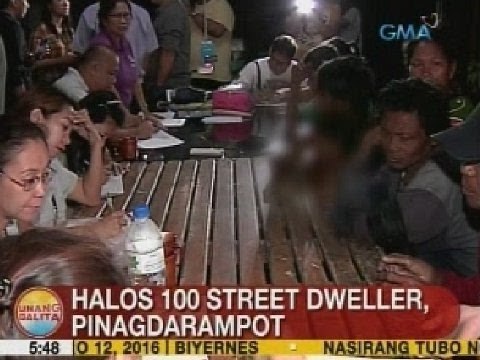 UB: Halos 100 street dweller, pinagdarampot sa QC