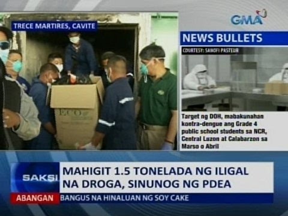SAKSI: Mahigit 1.5 tonelada ng iligal na droga, sinunog ng PDEA