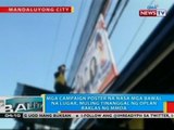 Mga campaign poster na nasa mga bawal na lugar, muling tinanggal sa Oplan Baklas ng MMDA