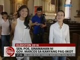 24 Oras: Sen. Poe, sinamahan ni Gov. Marcos sa kanyang pag-iikot