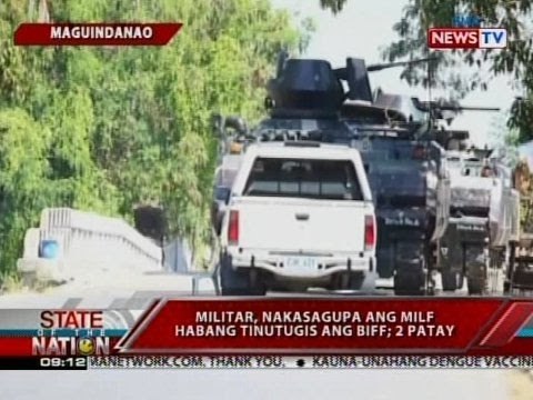 SONA: Militar, nakasagupa ang milf habang tinutugis ang BIFF; 2 patay