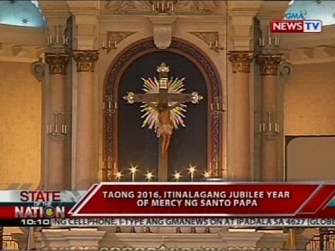 SONA: Taong 2016, itinalagang Jubilee Year of Mercy ng Santo Papa