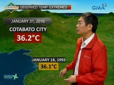 UH: 3 lugar sa Mindanao, nakapagtala ng kanya-kanyang record breaking na temperatura dahil sa init