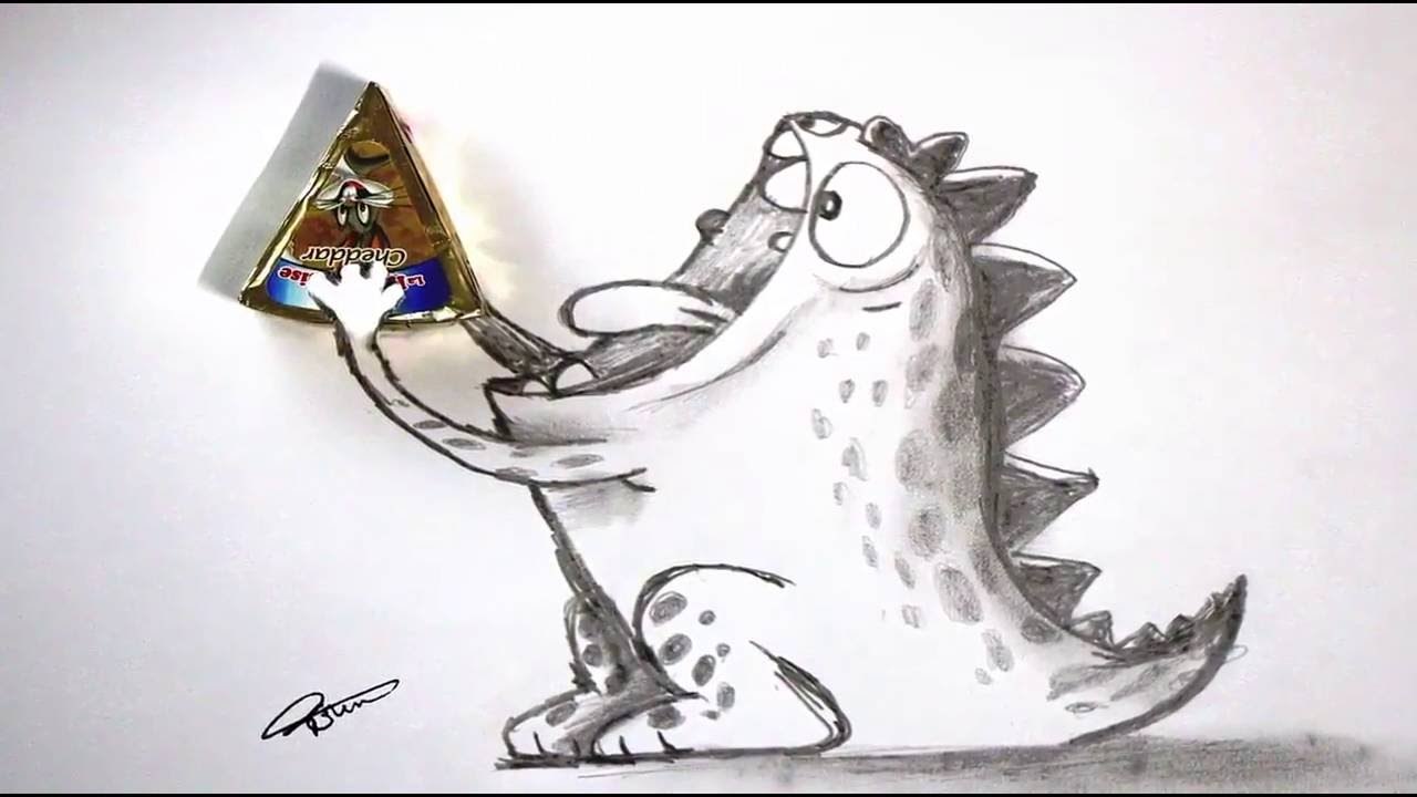 how to drow Dragon (2) تعلم رسم تنين صغير بقلم الرصاص للمبتدئين