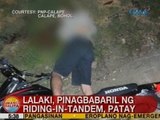 UB: Lalaki, pinagbabaril ng riding-in-tandem sa Bohol, patay