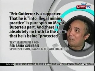 Alegasyong tumanggap si Roxas ng pabor mula sa mayamang minero, wala raw basehan