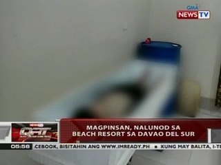 QRT: Magpinsan, nalunod sa beach resort sa Davao Del Sur