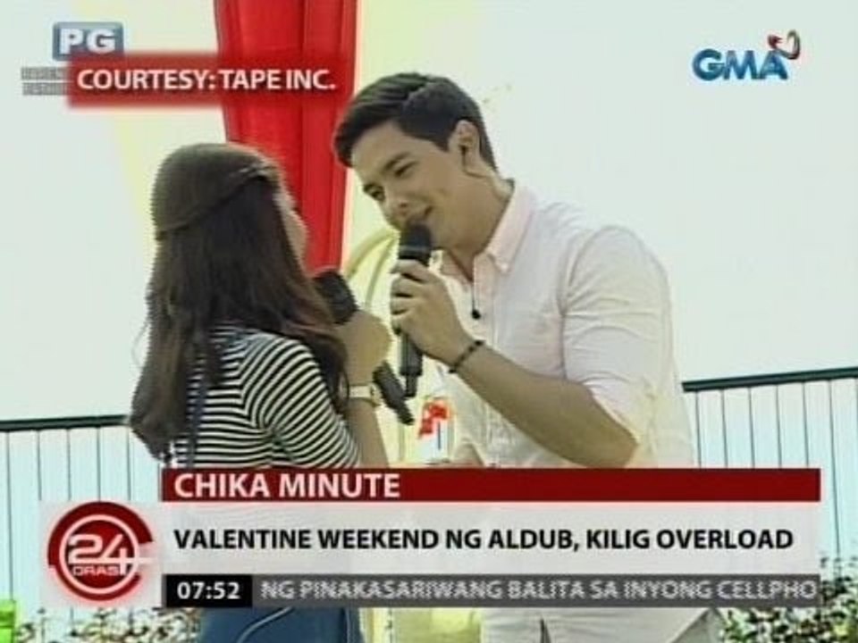 24 Oras: Valentine weekend ng AlDub, kilig overload