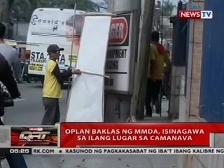 QRT: Oplan Baklas ng MMDA, isinagawa sa ilang lugar sa CAMANAVA