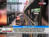BT: Ilang pasahero ng MRT, na-stranded matapos magka-aberya