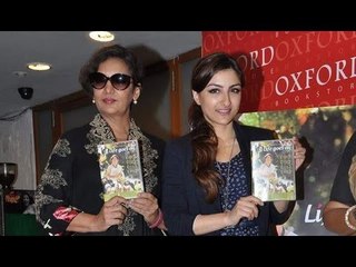 Soha Ali Khan And Shabana Azmi At The DVD Launch Of 'Life Goes On'