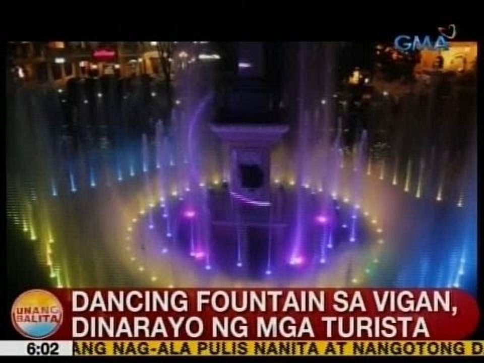 UB: Dancing fountain sa Vigan, dinarayo ng mga turista