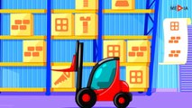 Dump Truck, Crane and Excavator - Diggers and Builder - Vehicle & Car Cartoons for children