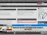 BT: Website ng Philippine Information Agency, na-hack