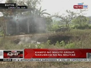 QRT: Kampo ng maute group, nakubkob na ng militar