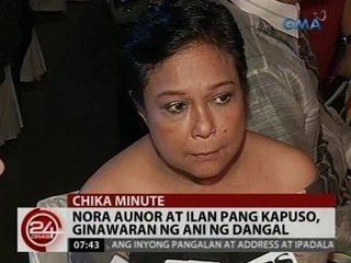 24 Oras: Nora Aunor at ilan pang Kapuso, ginawaran ng Ani ng Dangal