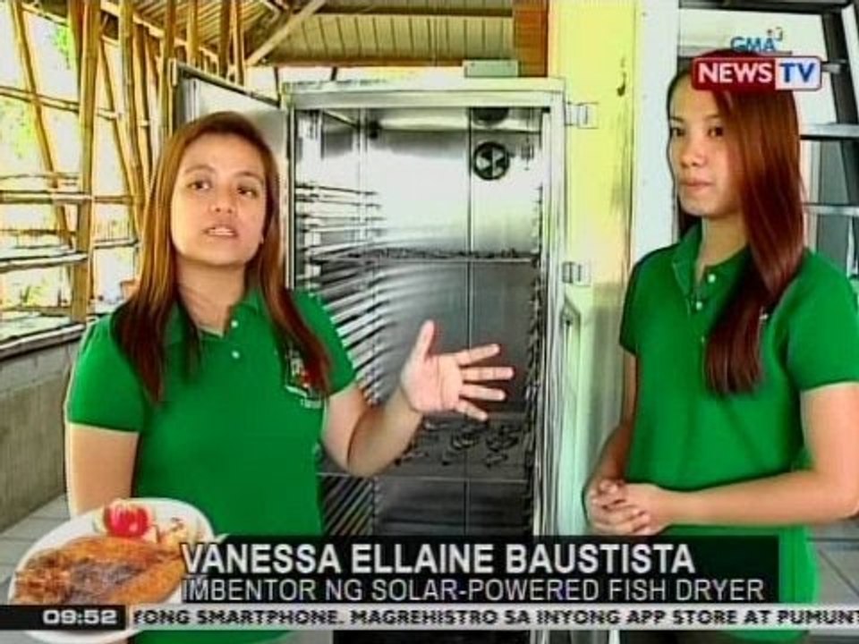 NTG: Solar-powered fish dryer na imbensyon ng m...