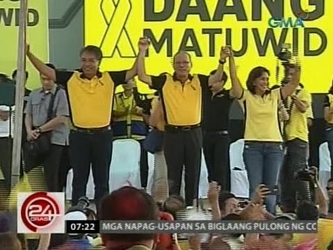 24 Oras: Tambalang Roxas-Robredo, nag-ikot sa Batangas at Laguna