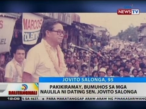 BT: Pakikiramay, bumuhos sa mga naulila ni dating Sen. Jovito Salonga