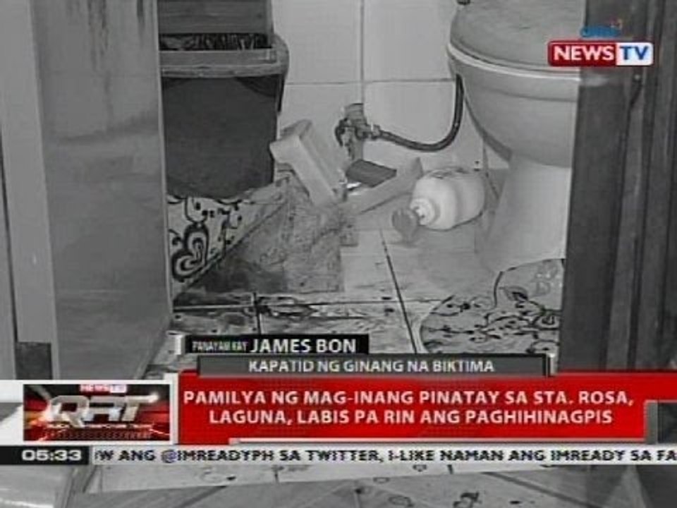 Pamilya ng mag-inang pinatay sa Sta. Rosa, Laguna, labis pa rin ang paghihinagpis