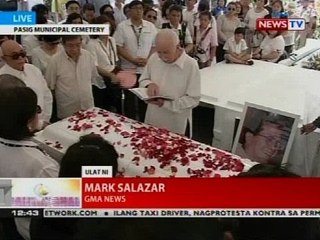 BT: Jovito Salonga, nakatakdang ilibing ngayong araw