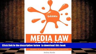 Free [PDF] Download  Quick Win Media Law Ireland  BOOK ONLINE