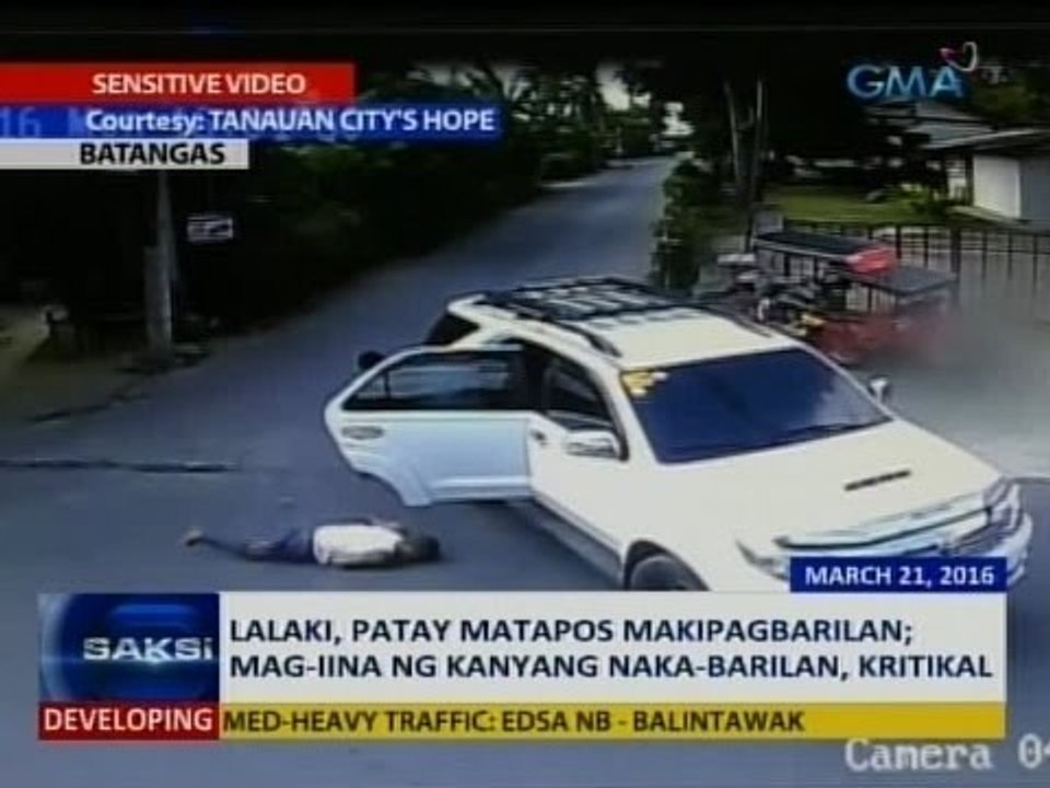 Saksi: Lalaki, patay matapos makipagbarilan; mag-iina ng kanyang naka-barilan, kritikal