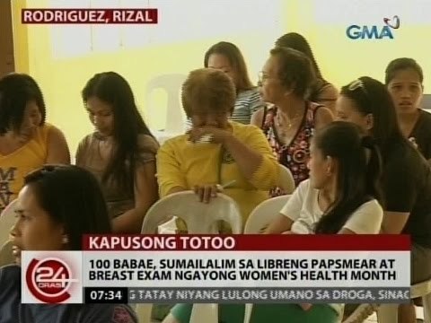 24 Oras: 100 babae, sumailalim sa libreng papsmear at breast exam ngayong women's health month