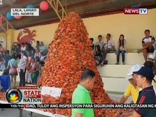 Gabundok ng nilutong alimango, bumida sa ika-15 anibersaryo ng Alimango Festival sa Lanao del Norte