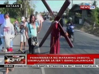 Pamamanata ng maraming deboto, sinimulan na sa iba't ibang lalawigan
