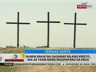 BT: 3 krus nagagamitin sa pagpapako ng ilang deboto, nakatayo na