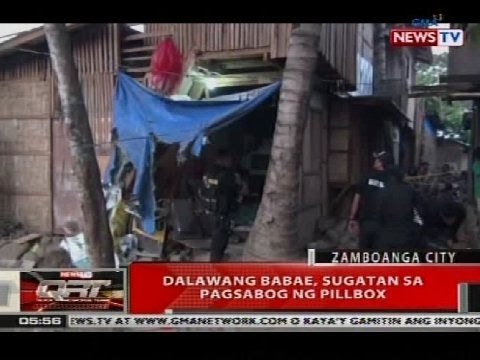QRT: Dalawang babae, sugatan sa pagsabog ng pillbox