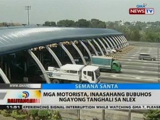 BT: Mga motorista, inaasahang bubuhos ngayong tanghali sa NLEX