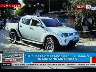 Pulis, patay matapos barilin umano ng sinitang motorista sa Carcar City, Cebu