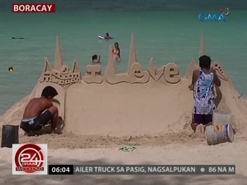 24 Oras: Nasa 50,000 turista, inaasahang daragsa sa Boracay ngayong Semana Santa