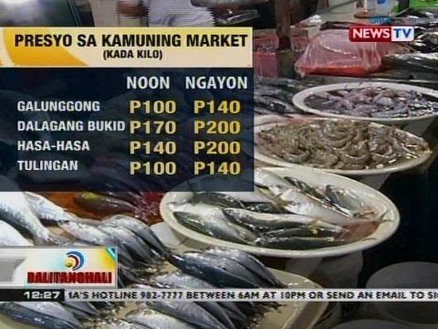 BT: Presyo ng ilang isdang dagat, tumaas na; Ilang gulay, nagmahal na rin