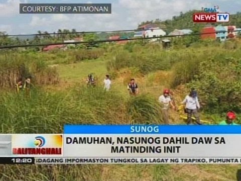 BT: Damuhan, nasunog dahil daw sa matinding init