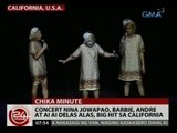 24 Oras: Concert Nina Jowapao, Barbie, Andre at Ai Ai Delas Alas, big hit sa California