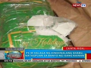 BP: P5-M halaga ng hinihinalang shabu, natagpuan sa banyo ng isang kainan sa Cainta, Rizal