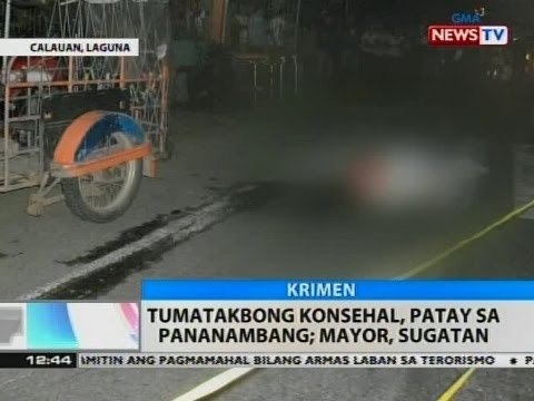BT: Tumatakbong konsehal, patay sa pananambang; mayor, sugatan
