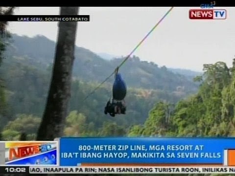 NTG: 800-meter zip line, mga resort at iba't ibang hayop, makikita sa Seven Falls sa Lake Sebu