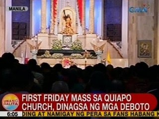 UB: First Friday mass sa Quiapo Church, dinagsa ng mga deboto