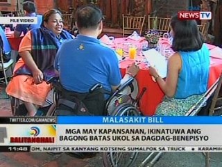 Mga may kapansanan, ikinatuwa ang bagong batas ukol sa dagdag-benepisyo