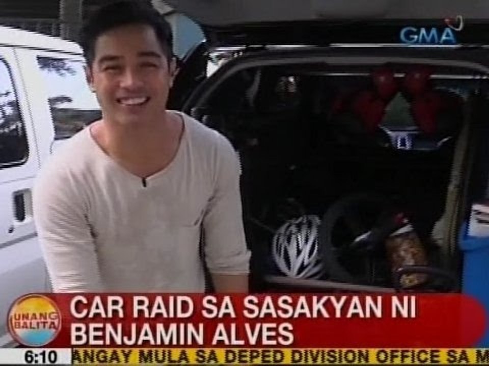 UB: ‘Raid’ sa sasakyan ni Benjamin Alves