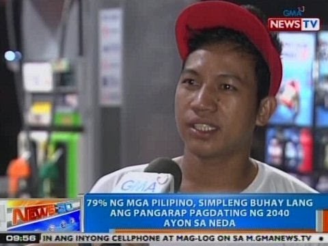 NTG: NEDA: 79% ng mga Pinoy, simpleng buhay lang pangarap pagdating sa 2040