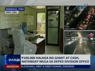 Saksi: P100,000 halaga ng gamit at cash, natangay mula sa DepEd division office