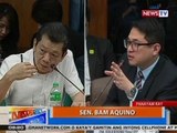 NTG: Panayam kay Sen. Bam Aquino kaugnay sa pagdinig kahapon sa money laundering scam