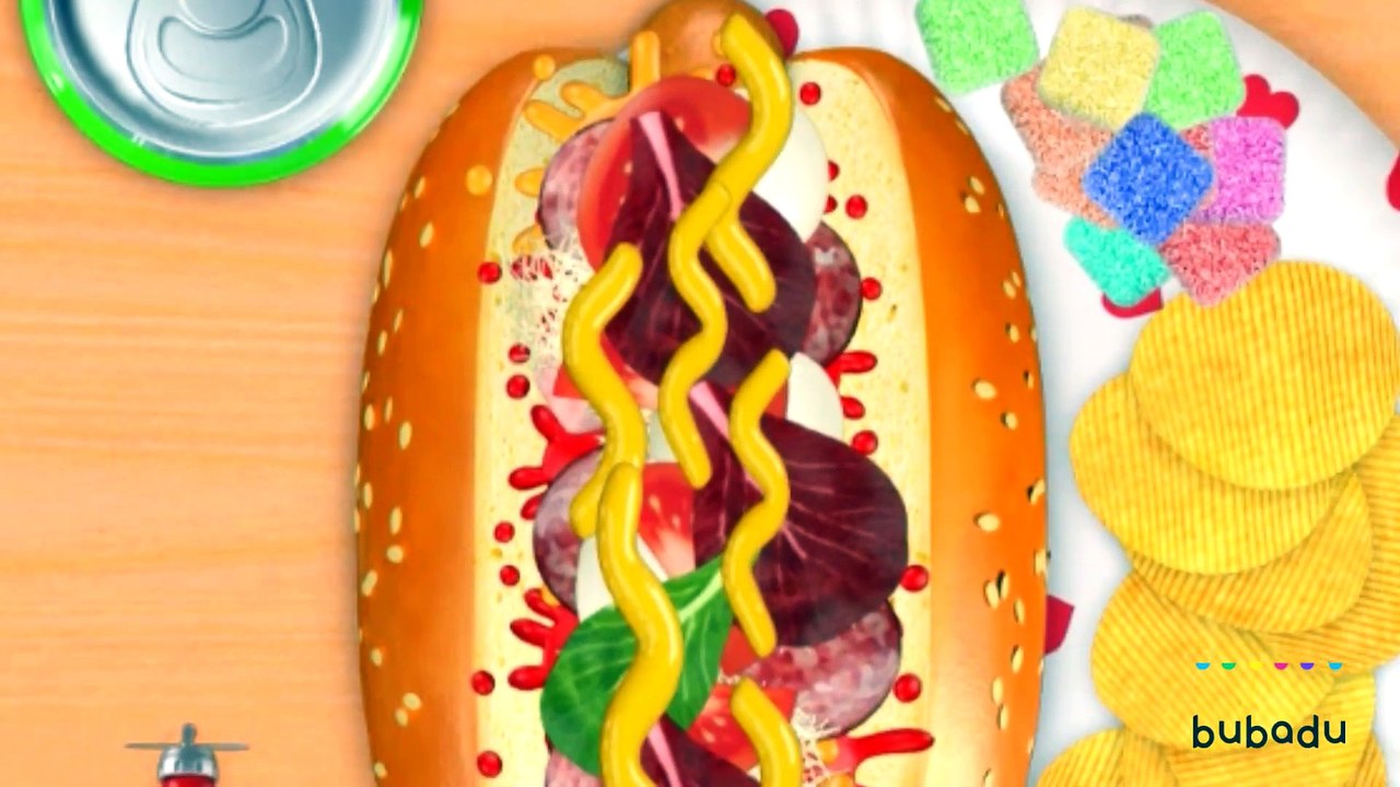 Baby Games Video. Hot Dog Maker Deluxe - Cooking game. Game to play. Cartoons for kids. Episodes 1-2