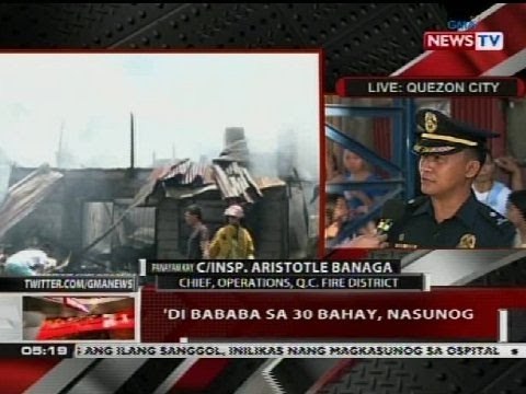 QRT: 'Di bababa sa 30 bahay, nasunog