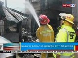 BP: Nasa 30 bahay sa Quezon City, nasunog